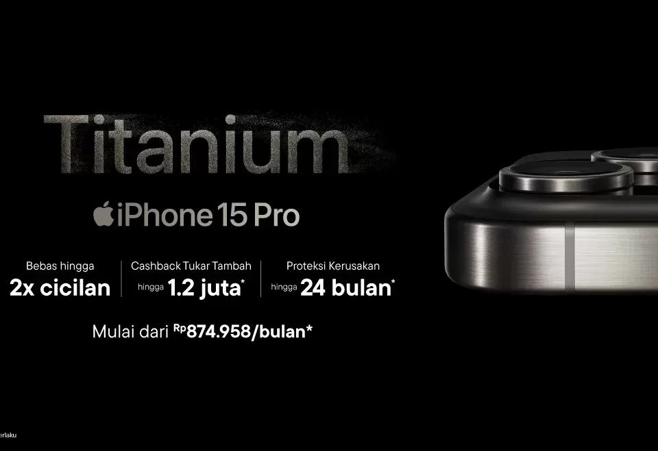 Beli iPhone 15 Pro Titanium di Blibli