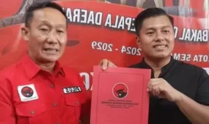 Daftarkan Diri DI DPC PDIP Semarang, Ade Bhakti Ariawan Siap Maju jadi Wakil Wali Kota Semarang