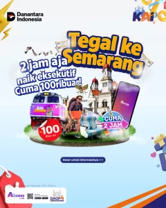 Tarif Spesial KA Eksekutif Tegal–Semarang, Solusi Liburan Dadakan Tanpa Ribet