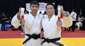 Duo Altet Semarang Jonathan dan Rizky, Buktikan Kualitas di PON Beladiri Kudus