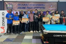 16 Pasangan Wartawan Ramaikan Turnamen Biliar Antarmedia se-Jateng