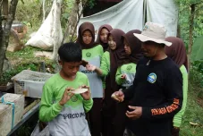 Belajar dari Alam, Siswa SMP Cokroaminoto Kenali Budidaya Lebah dan Pentingnya Konservasi