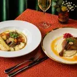 ARTOTEL Suites Bianti Yogyakarta Eksplorasi Cita Rasa Prancis lewat Rendez-Vous Rasa French Beef Navarin (Left) Madurese Duck Confit (Right)